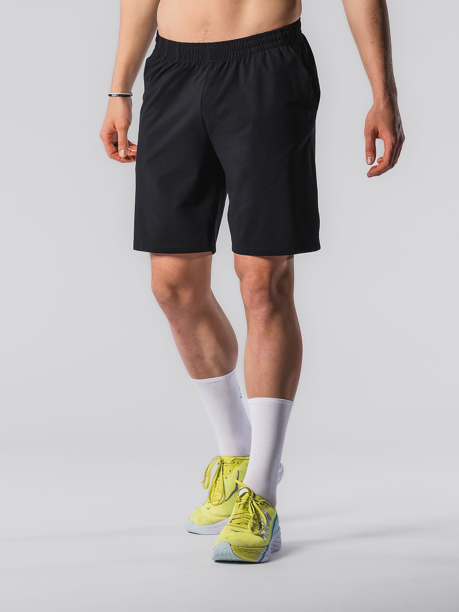 Black gym shorts without pockets deals